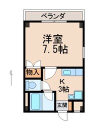 マンションニューハマⅢ Ｂ棟の物件間取画像